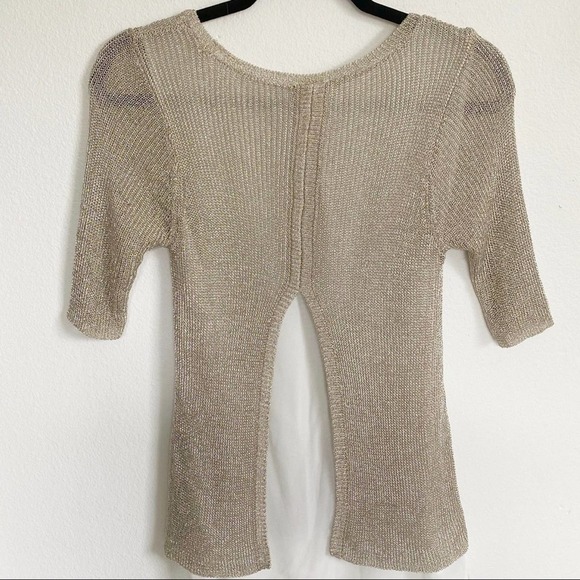 Chico’s Metallic Top - Picture 2 of 3